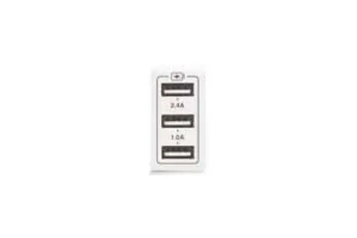 CHARGEUR TRIPLE USB 3.4A 1 MODULE CLARA 43