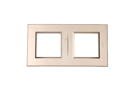 PLAQUE BELLA 43 CARREE CHAMPAGNE 2+2 MODULES
