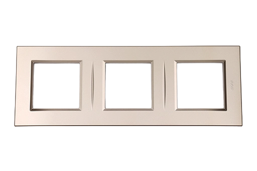 PLAQUE BELLA 43 CARREE CHAMPAGNE 2+2+2 MODULES