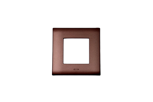 PLAQUE LINA 43 CARREE BRONZE 2 MODULES