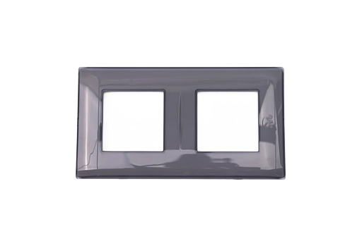 PLAQUE LINA 43 CARREE GRIS 2D 2+2 MODULES