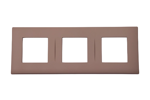PLAQUE LINA 43 CARREE GREGE 2+2+2 MODULES