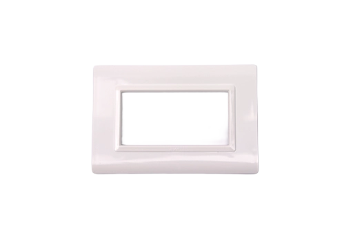 PLAQUE SERENA 43 RECTANGULAIRE BLANC 4 MODULES