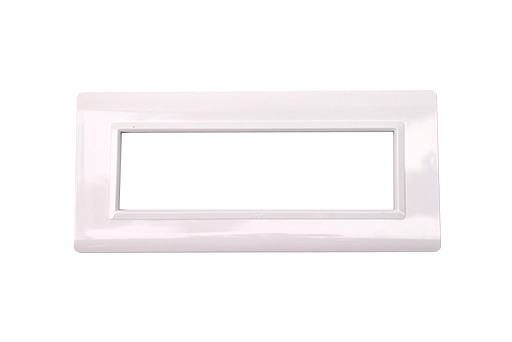 PLAQUE SERENA 43 RECTANGULAIRE BLANC 7 MODULES