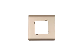 PLAQUE SERENA 43 CARREE SANS CADRE CHAMPAGNE 2 MODULES