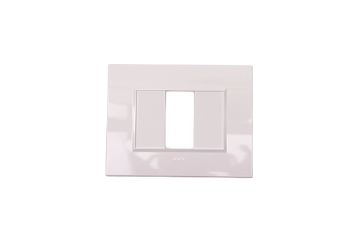 PLAQUE BELLA 43 RECTANGULAIRE BLANC 1 MODULE