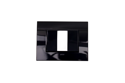 PLAQUE BELLA 43 RECTANGULAIRE NOIRE 1 MOD
