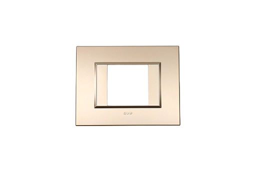 PLAQUE BELLA 43 RECTANGULAIRE CHAMPAGNE 2 MODULES
