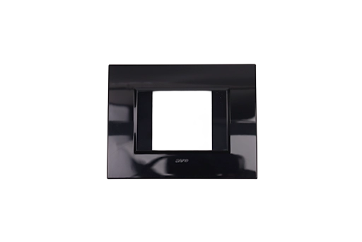 PLAQUE BELLA 43 RECTANGULAIRE NOIRE 2 MOD