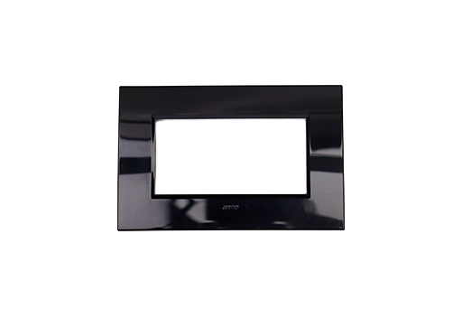 PLAQUE BELLA 43 RECTANGULAIRE NOIRE 4 MOD