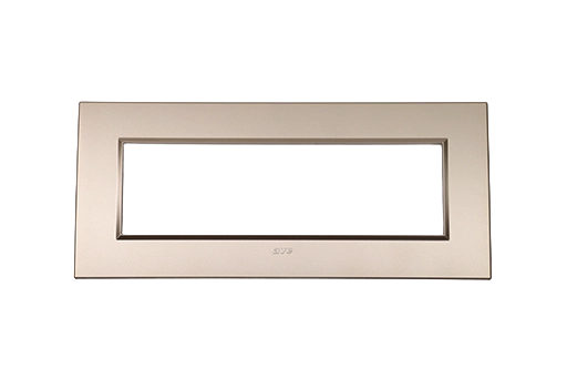 PLAQUE BELLA 43 RECTANGULAIRE CHAMPAGNE 7 MODULES