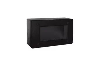 BOITE APPARENTE 4 MODULES S43 NOIR MAT