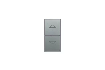 DEUX DEMI-BOUTONS AVEC FLÈCHES POUR VOLET ROULANT IOT ALLUMIA 1 MOD. S44