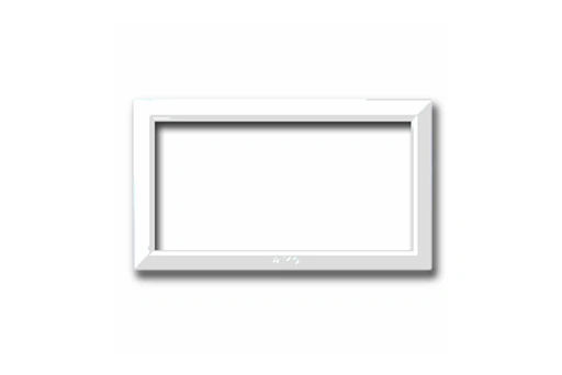 CADRE POUR VERA 44 RECTANGULAIRE 4 MODULES BLANC