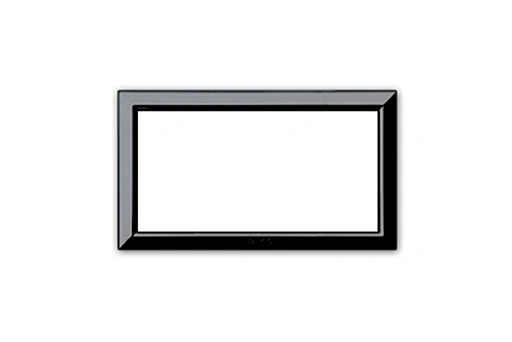 CADRE POUR VERA 44 RECTANGULAIRE 4 MODULES NOIR