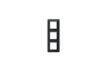 PLAQUE TECHNOPOLYMERE 44 CARREE GRIS FONCE 2+2+2 MODULES