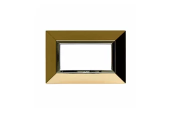 PLAQUE ZAMA 44 RECTANGULAIRE DOREE 4 MODULES