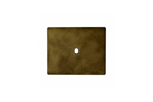 PLAQUE NEW STYLE RECTANGULAIRE ALUMINIUM BRONZE ANTIQUE