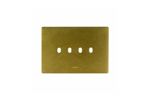 PLAQUE NEW STYLE RECTANGULAIRE ALUMINIUM BRONZE