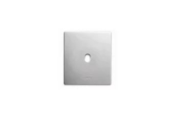 PLAQUE NEW STYLE CARRE BLANC CORIAN 1 COMMANDE