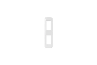 PLAQUE POUR PROFILE ALU SYS44 MINI BLANC 1+1 MODULES