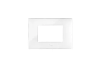 PLAQUE YOUNG 44 RECTANGULAIRE BLANC CRAIE 3 MODULES