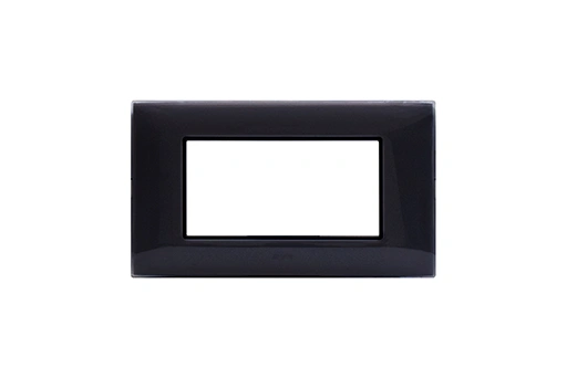 PLAQUE YOUNG 44 RECTANGULAIRE GRIS CENDRE 4 MODULES