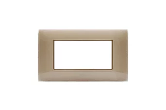 PLAQUE YOUNG 44 RECTANGULAIRE SABLE 4 MODULES