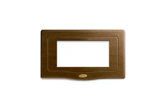 PLAQUE ENGLAND STYLE RECTANGULAIRE NOYER 4 MODULES