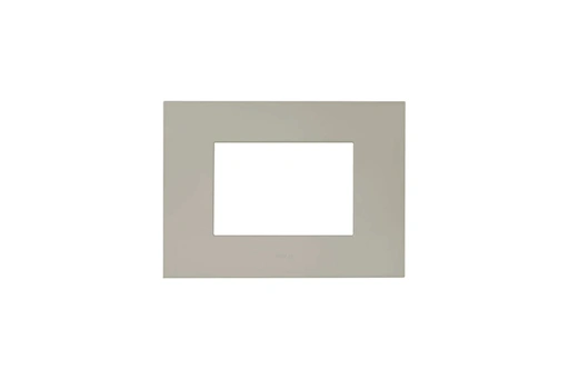 PLAQUE SMART EASY 44 RECTANGULAIRE BEIGE MAT 3 MODULES