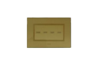PLAQUE VERA 44 TOUCH RECTANGULAIRE GOLD 4 COMMANDES