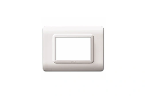 PLAQUE TECHNOPOLYMERE 44 RECTANGULAIRE BLANC 3 MODULES