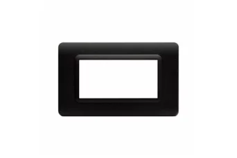 PLAQUE TECHNOPOLYMERE 44 RECTANGULAIRE GRIS TEKLA 4 MODULES
