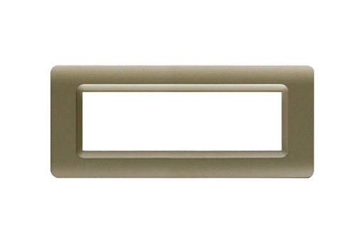 PLAQUE TECHNOPOLYMERE 44 RECTANGULAIRE CHAMPAGNE 7 MODULES