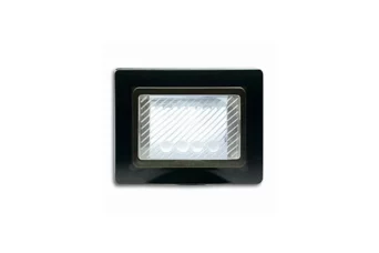 PLAQUE ETANCHE ENCASTREE RECTANGULAIRE 3 MODULES S44 GRIS FONCE