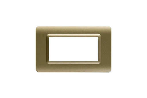 PLAQUE TECHNOPOLYMERE 44 RECTANGULAIRE CHAMPAGNE 4 MODULES