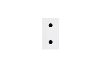PRISE 2 POLES 16A SANS OBTURATEUR BLANC