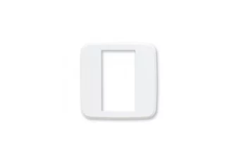 CADRE POUR YES 45 CARREE 1 MODULE BLANC