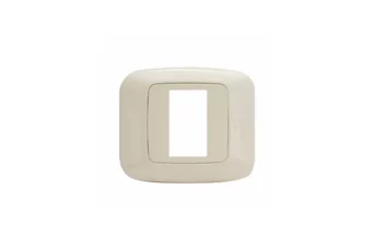 PLAQUE YES 45 CARREE IVOIRE 1 MODULE