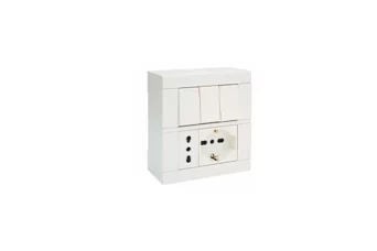 BOITE APPARENTE 3+3 MODULES S45 BLANC