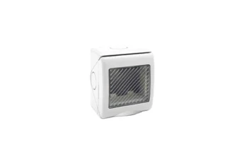 BOITE ETANCHE APPARENTE IP55 2 MODULES S45 BLANC